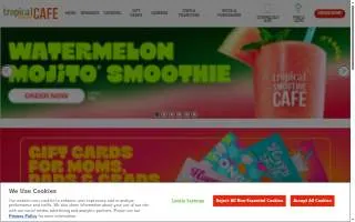 Tropical Smoothie Cafe of Seekonk website