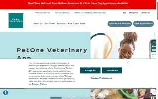 Canton Veterinary Hospital website