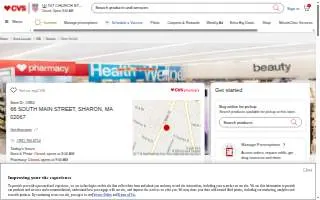 CVS Photo of Sharon website