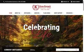 Kraw-Kornack Funeral Home of Sharon website