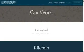 Master Kitchen Solutions INC of Sharon website