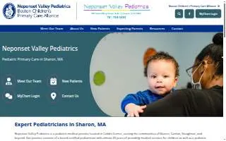 Neponset Valley Pediatrics website