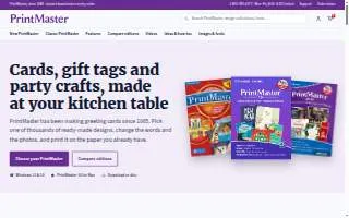 Printmaster of Sharon website