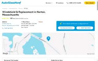 Auto Glass Now of Somerset website