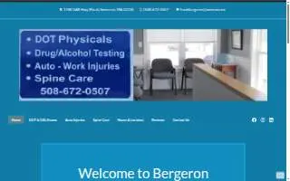 Bergeron Chiropractic Neurology PC website