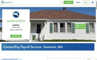 ConnectPay Payroll Services website