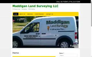 Maddigan Land Surveying, LLC website
