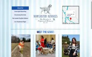 Nor'easter Kennels Dog Boarding & Professional Grooming of Somerset website