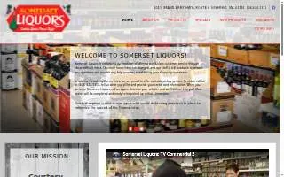Somerset Liquors website
