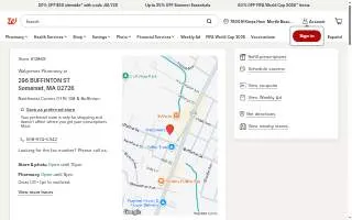 Walgreens of Somerset website