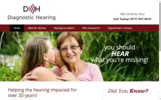 Diagnostic Hearing website
