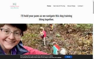 Holding Paws Dog Training
