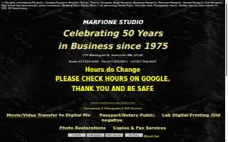 Marfione Studio website