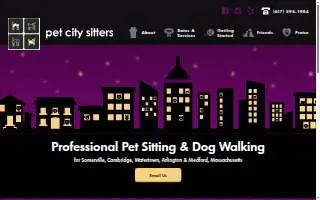 Pet City Sitters of Somerville website