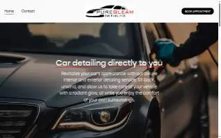Pure Gleam Detailing website