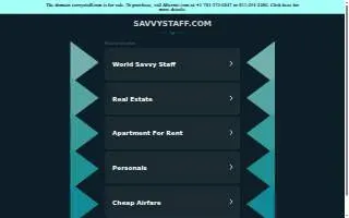 Savvy Staffing Solutions Llc of Somerville website