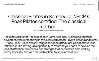 The classical pilates room website