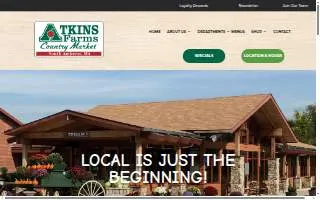 Atkins Farms Bakery website