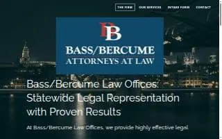 Bass/Bercume Law Offices website