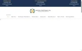 Berkshire Facial Surgery, Inc. of South Hadley website