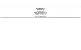 Dwyer & Sanderson website