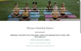 Mind Body Pediatrics website
