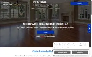 Central Floor Covering website