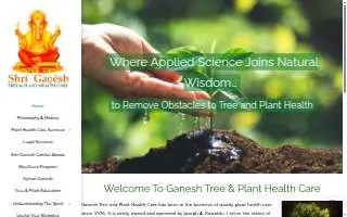 Ganesh Tree and Plant Health Care website