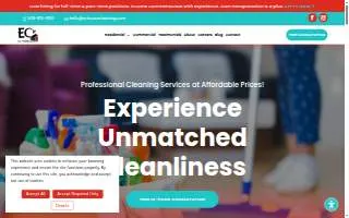 E.C. House Cleaning website