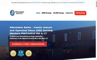 Affordable Baths, Inc. of Springfield website
