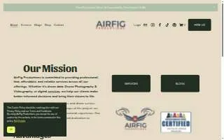 AirFig Productions website