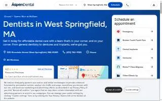Aspen Dental - West Springfield website