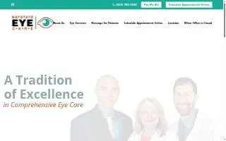 Baystate Eye Care of Springfield website