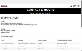 Copycat Print Shop of Springfield website