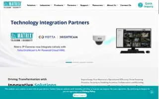 Matrix Home Inspection website