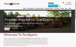 TowXperts of Springfield website