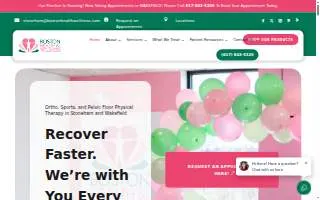 Boston Health & Wellness Physical Therapy website