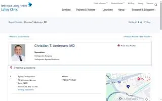 Christian T. Andersen, MD website