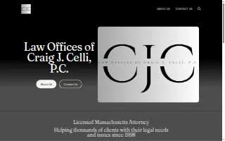 Craig J Celli Law Office website