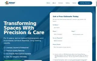 Fenway Painting Corp website