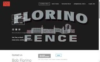 Florino Fence Co website