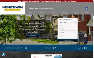 Hometown Automotive website