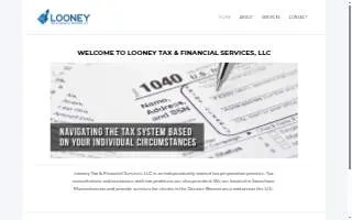 Looney Tax & Financial Services, LLC website