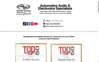 SoReal Sounds website