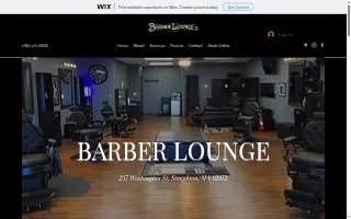 Barber Lounge website