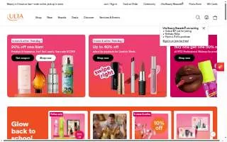 Ulta Beauty of River Forest website
