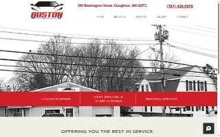 Boston Auto Body Works website