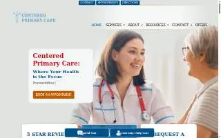 Centered Primary Care website