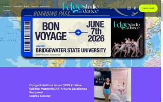 Edge Studio of Dance website