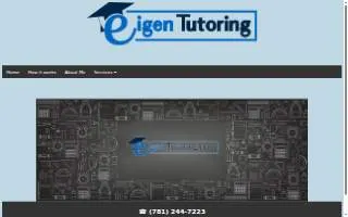 Eigen Tutoring website